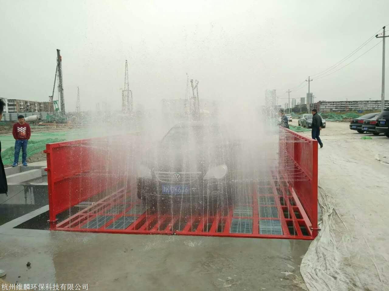 鹰潭工地运输车自动冲洗泥巴设备 冲洗车轮装置