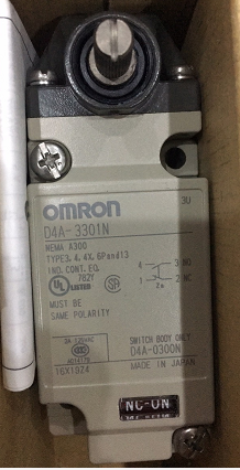 欧姆龙OMRON限位开关D4A-3301N功能特性