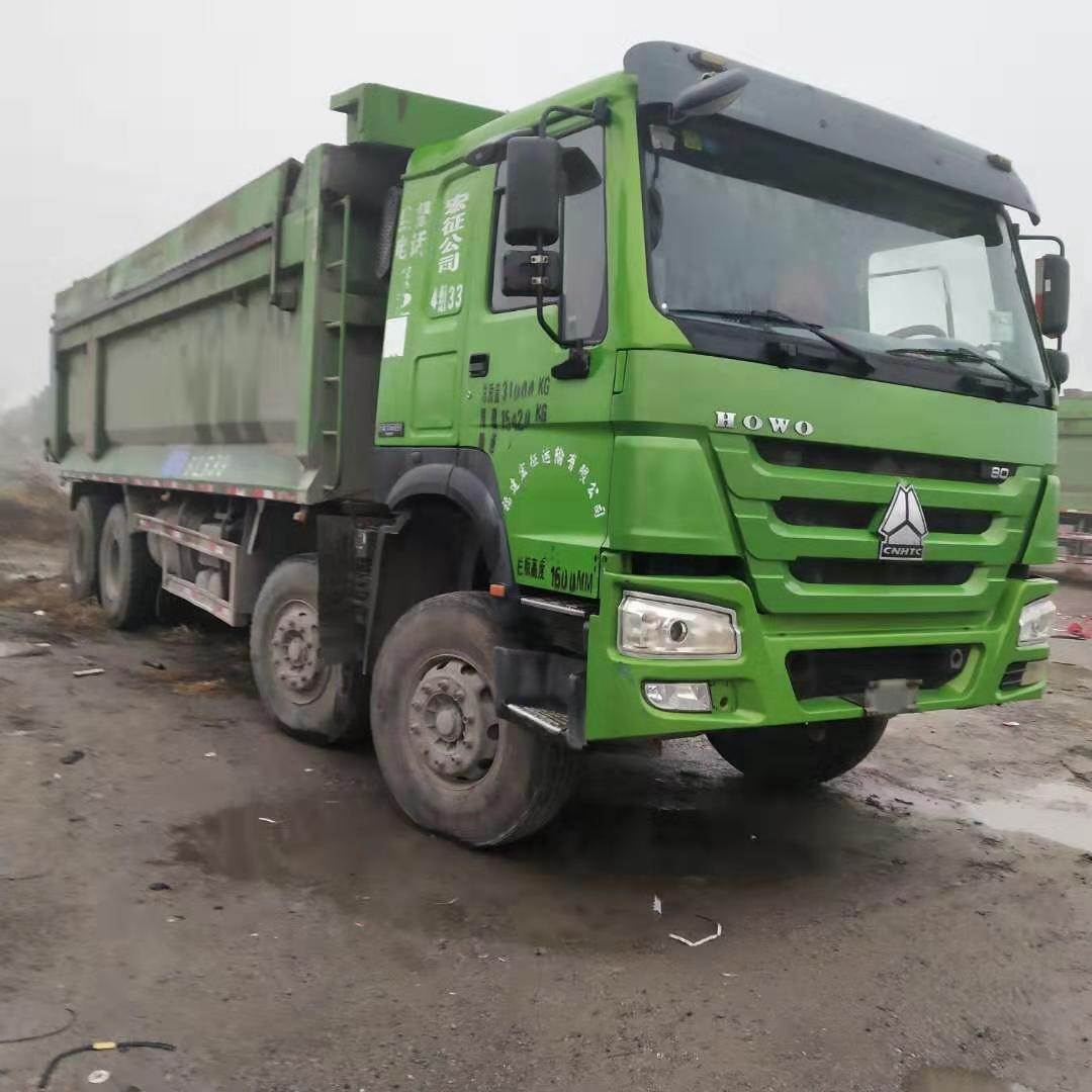 購銷二手雙橋土方自卸車 德龍前四後八工程車 前四後八翻鬥貨車