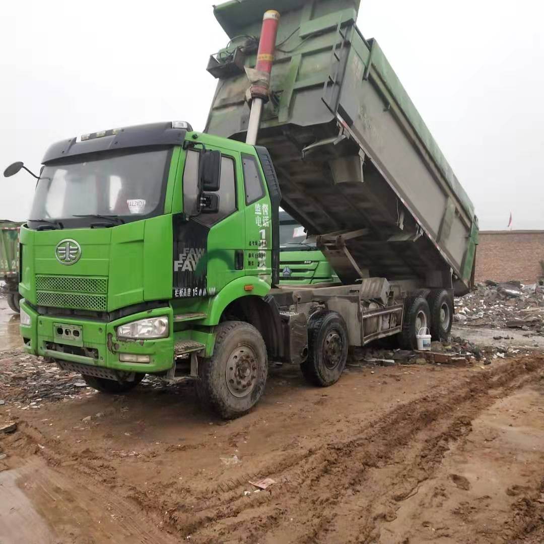 出售豪沃 二手前四后八工程自卸车 国五绿色城市工程车自卸车