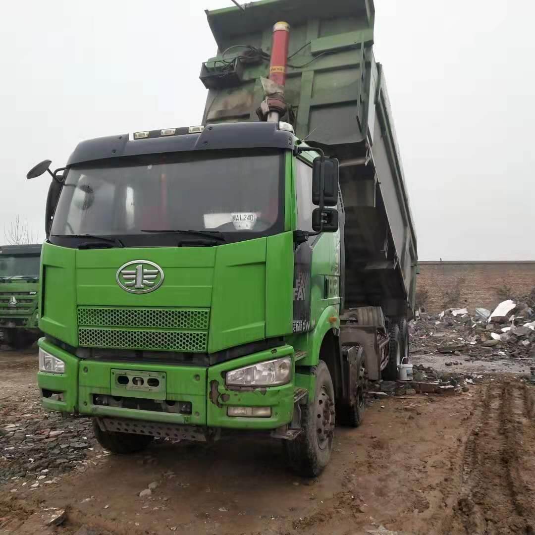 优惠处理二手自卸车 红岩后八轮 17年国五泥土车 泥头车