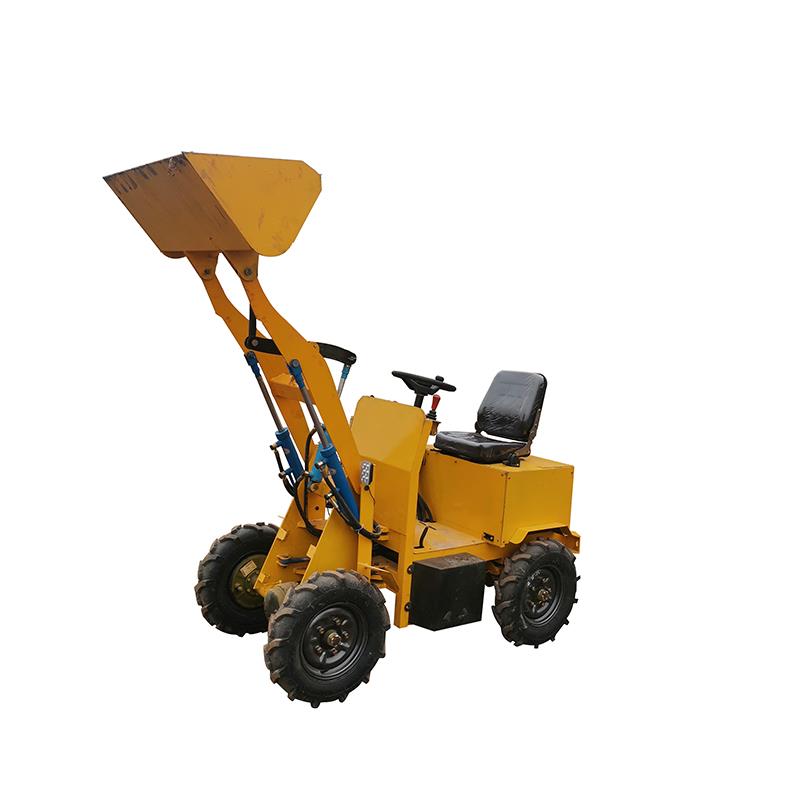 广川 养殖场电动铲饲料小铲车 环保电动小铲车 新能源电动小铲车