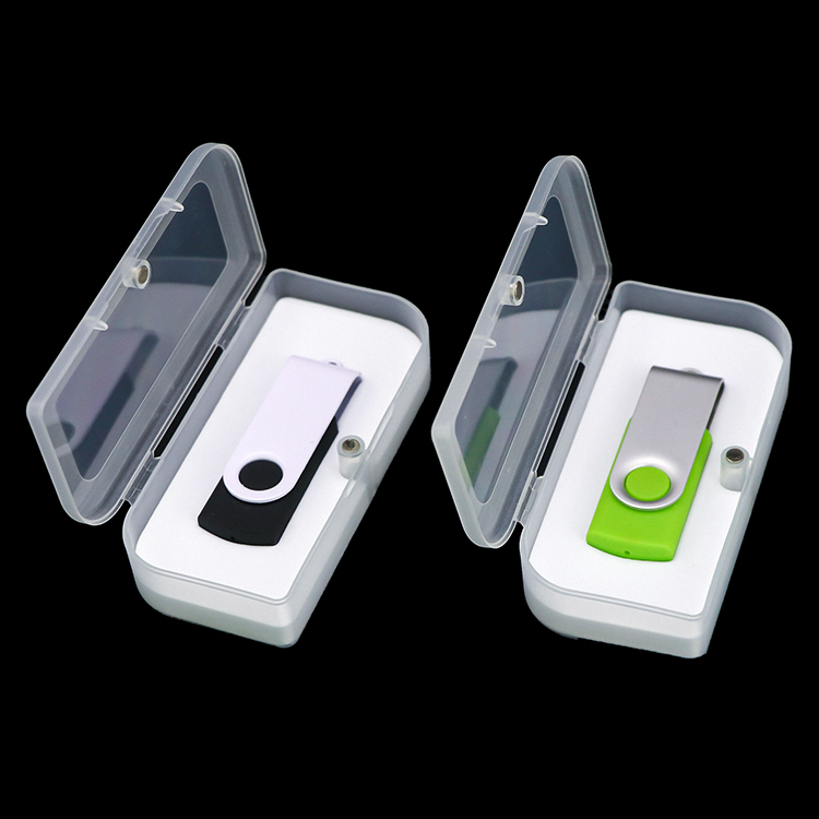 新诚usb盒u盘包装盒usb收纳盒pp塑料盒迷你小白盒eva棉厂家可定制