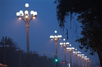 自贡芙蓉灯生产厂家 八叉九火12米陶瓷灯罩芙蓉灯好多钱一套
