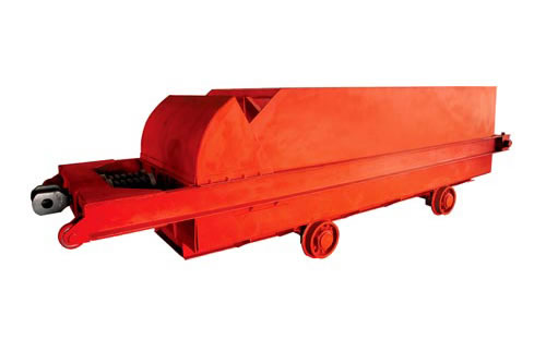 主要配套设备有斜井箕斗装载设备和卸载曲轨.