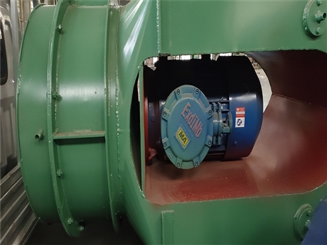 Production of KCS-150D dust removal fan for mining tunneling machine