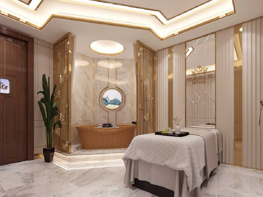 上海美容院装修案例 美容会所设计 美容spa装修图片_高清图-深圳市城