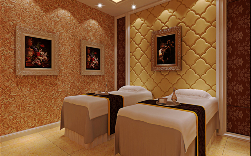 烟台美容院装修案例 美容会所设计 美容spa装修