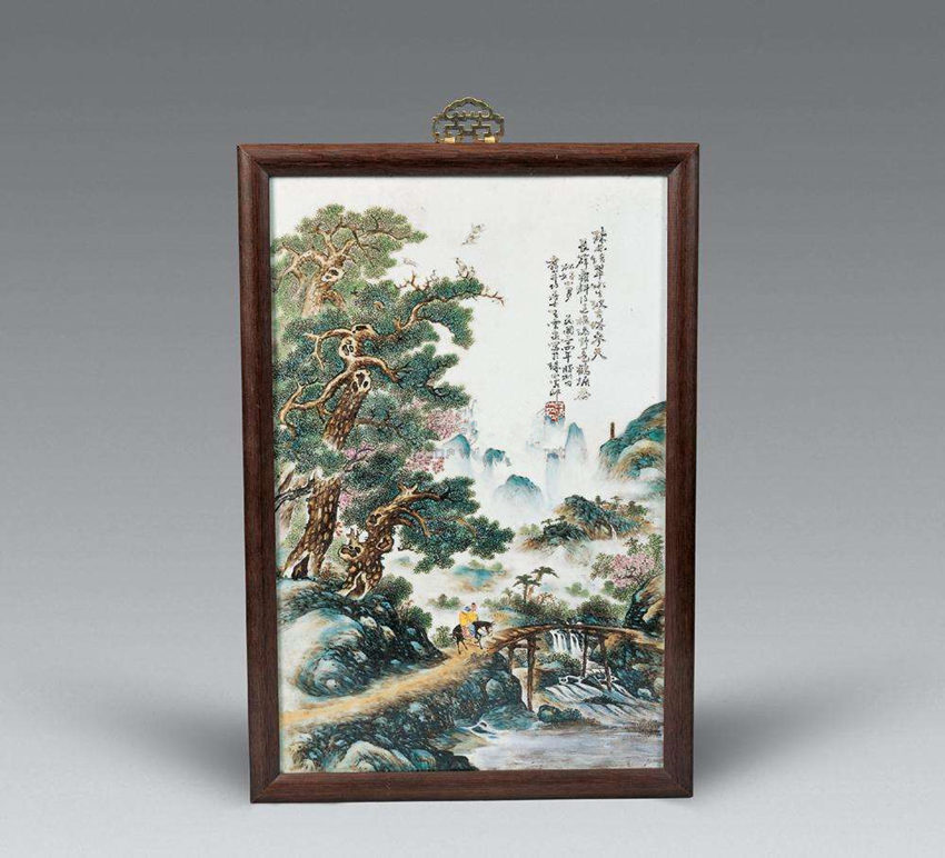 哪里可以出手交易五彩瓷板画