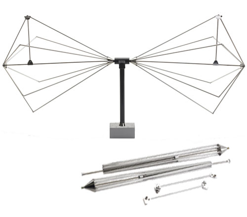 abf-900a 可折叠双圆锥天线 25mhz-300mhz 双锥天线abf-900a