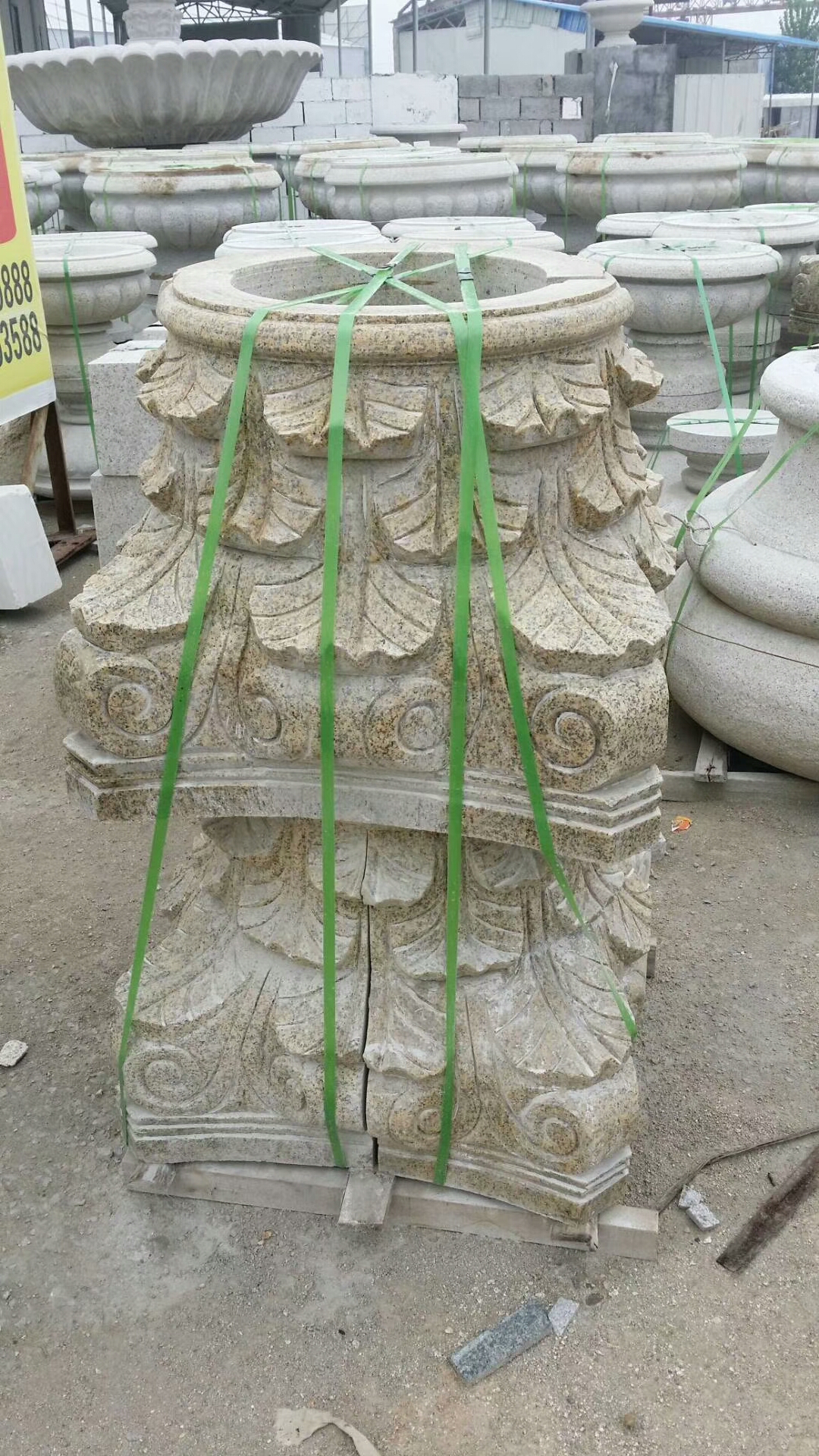 石材包圆柱大理石门柱廊坊空心大理石圆柱