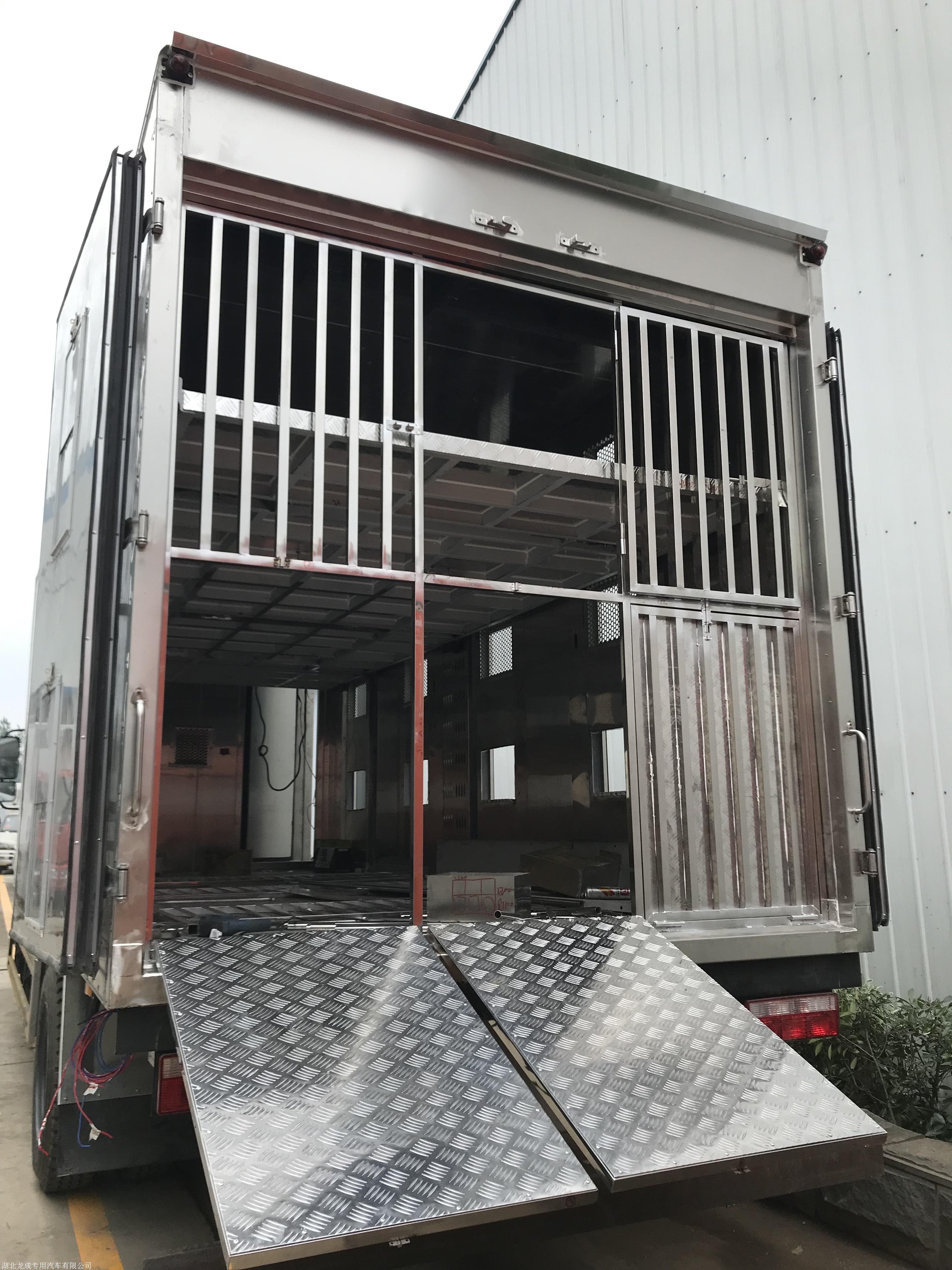 五十铃三层大猪运输车 能拉200头拉猪车-搜了网