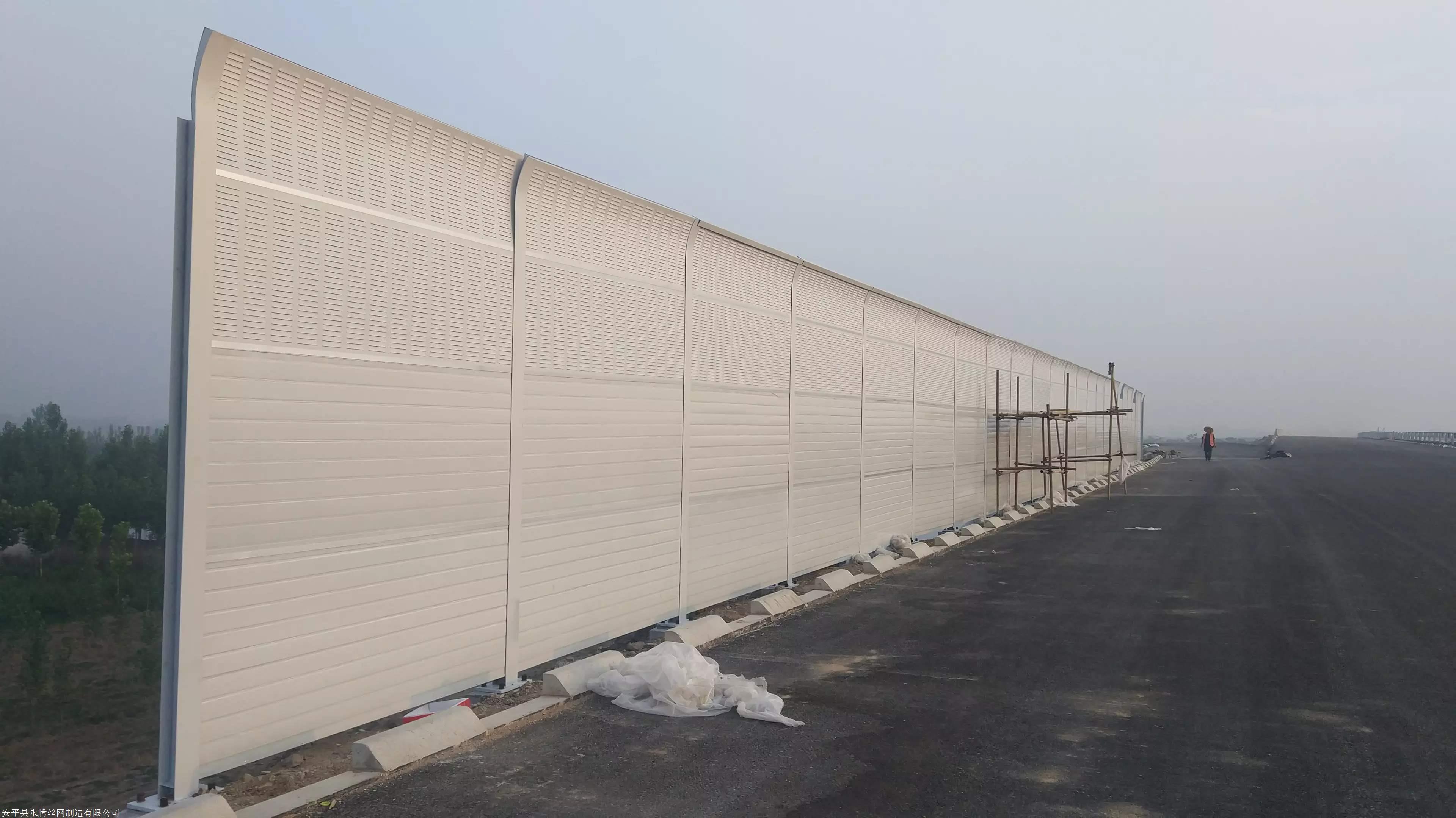 济宁 防腐镀锌隔音屏 高空作业隔音屏 公路透明隔音墙定制要求