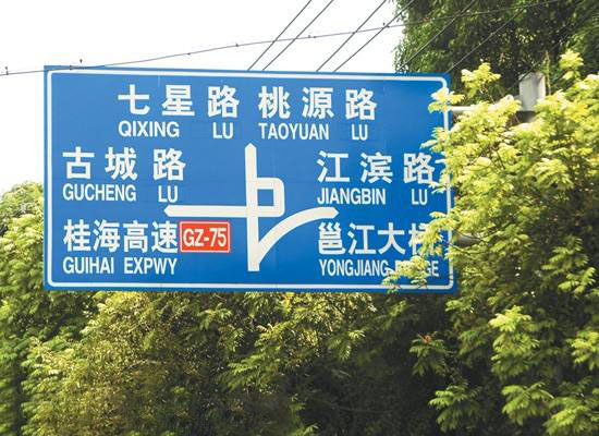公路交通标志牌