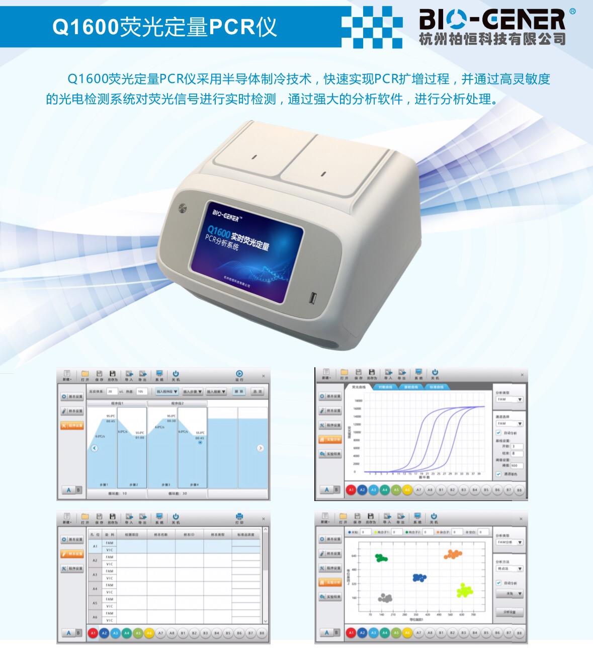 q1600荧光定量pcr杭州柏恒非洲猪瘟