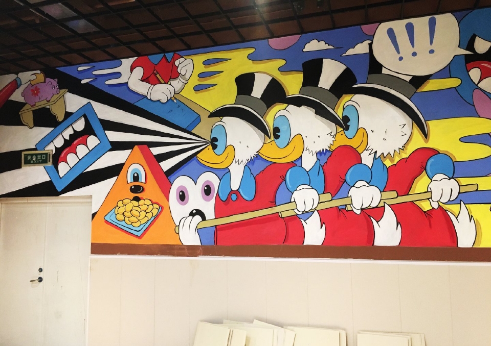 长春添彩墙绘工作室墙体彩绘