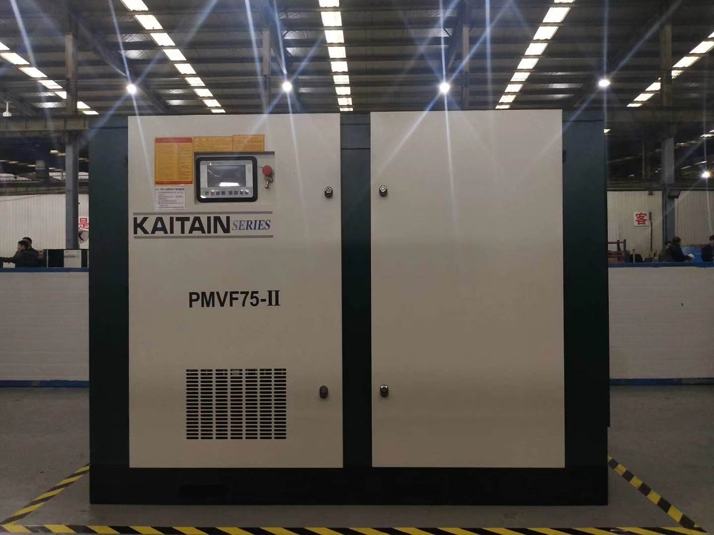 永磁变频两级压缩螺杆机