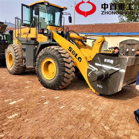 946搅拌铲斗厂家 30铲车改1立方搅拌铲斗 中首重工湖北
