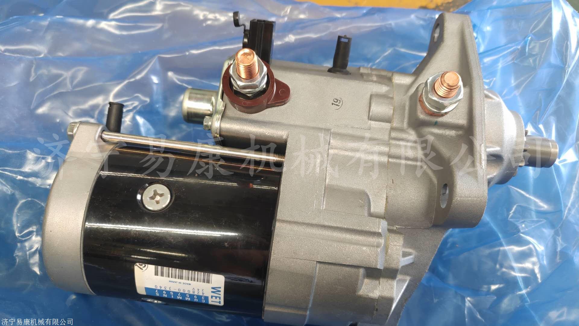 康明斯qsf3.8起动机4996707 现代r140lcd-7挖掘机马达