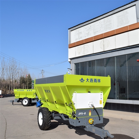 8方双盘 大型撒粪机 牛粪撒粪机  鸡粪撒粪车