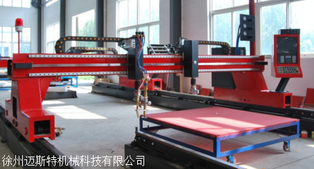 数控龙门式等离子切割机切连接板