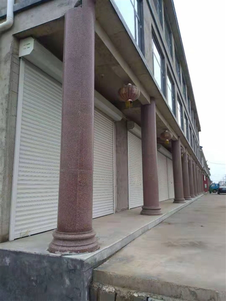 白色大理石圆柱 大理石方柱子