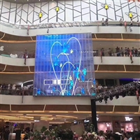 深圳透明屏厂家 户外透明屏 玻璃幕墙透明led显示屏价格