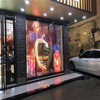 珠海音乐餐吧led透明屏价格 专柜透明led屏 P3.91led透明屏厂家