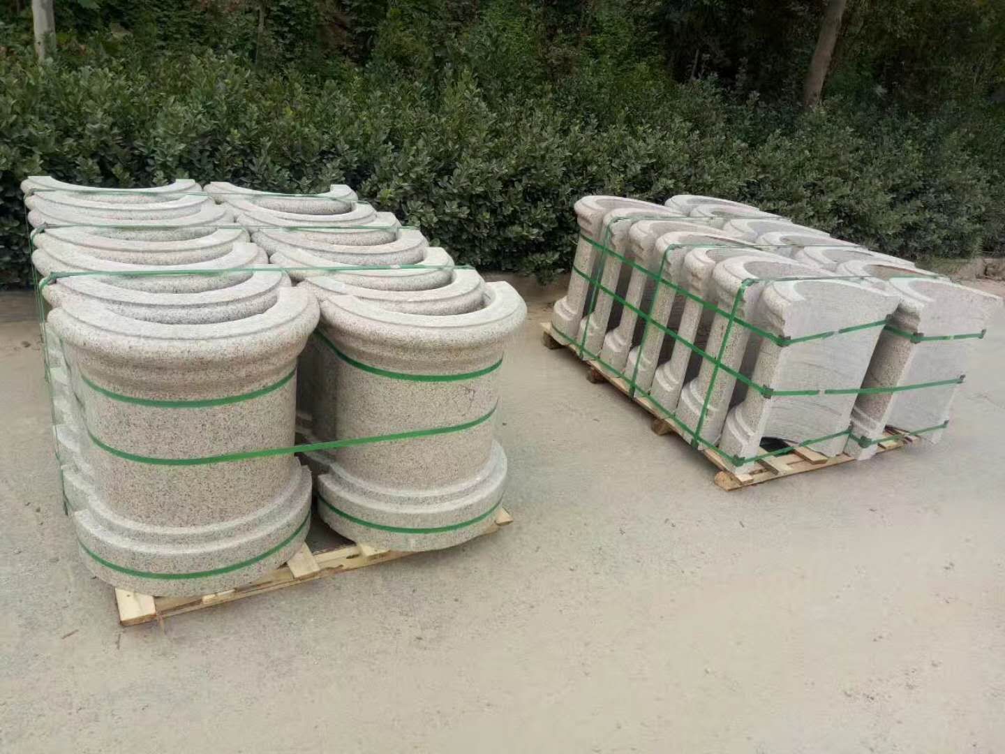 庭院石材门柱空心大理石圆柱合肥大理石门柱规格