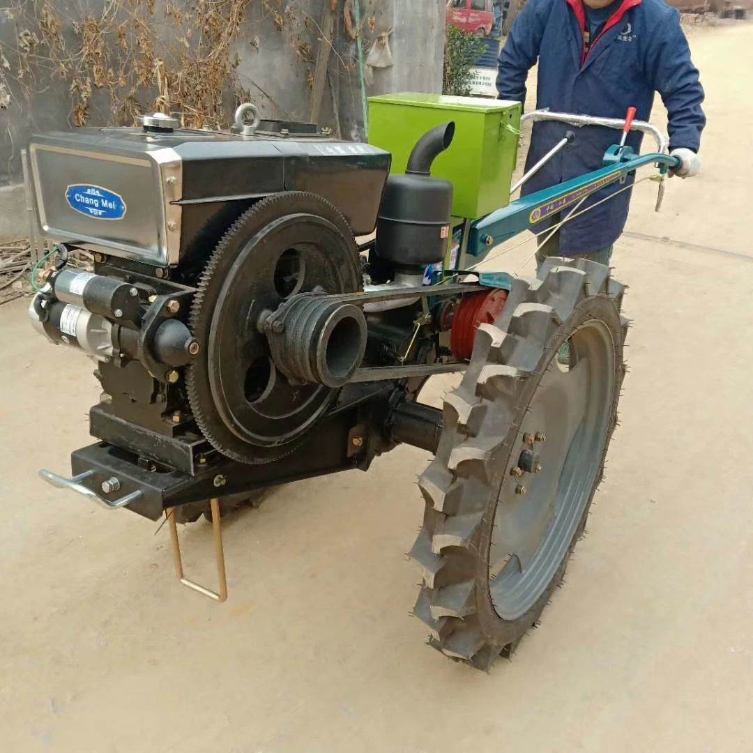 宏硕柴油18马力手扶拖拉机 开沟机多功能田园机开沟机 回填机