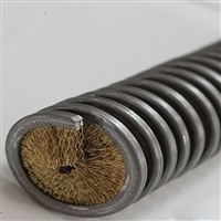 尼龙丝弹簧刷 毛刷辊 不锈钢丝弹簧刷定制 外绕弹簧刷