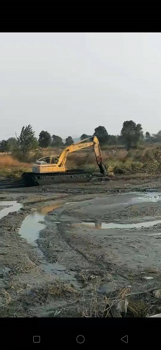 惠州东莞周边湿地清淤挖掘机出租