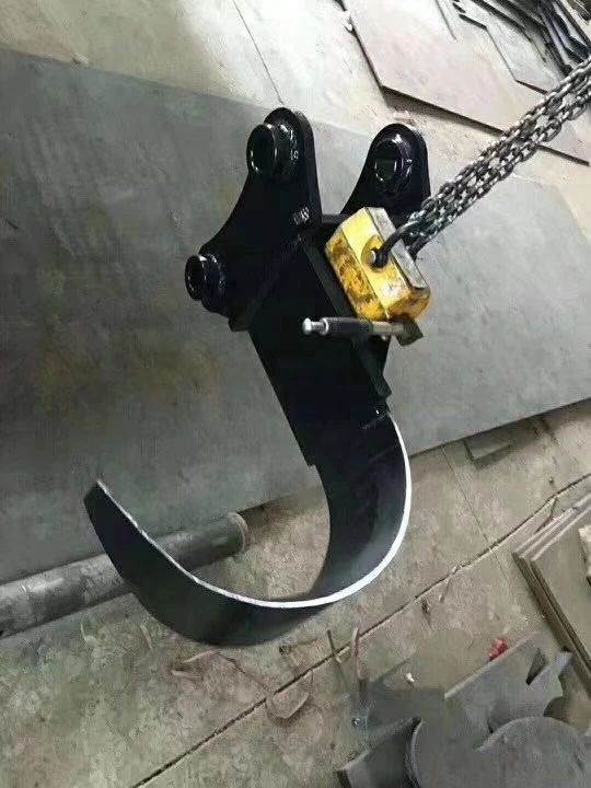 挖掘机挖树刀挖树钩子挖树根机器挖树根神器挖树弯刀