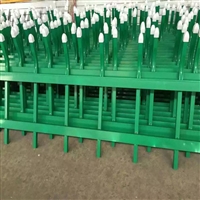 佳木斯桦川锌钢草坪围栏锌钢草坪护栏绿化带护栏生产供应