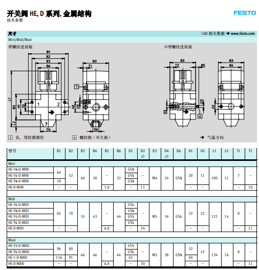 我司主营品牌：FESTO的原装开关阀/压力阀