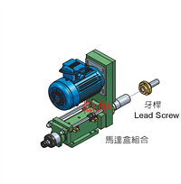 供应台湾翰坤非标组合机床ST0N小螺纹孔自动攻丝动力头