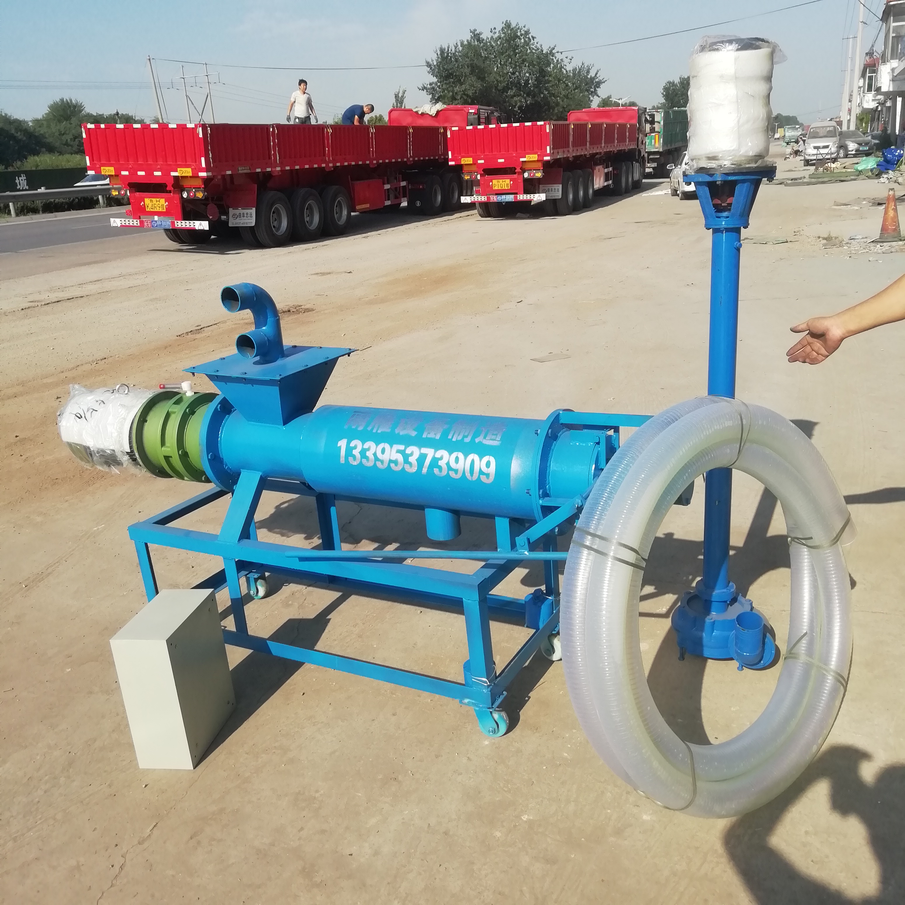 畜牧污水处理设备 绞龙式猪粪干湿分离机价格