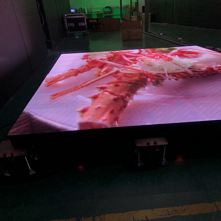 6.25人体互动LED地砖屏 舞台感应地砖屏