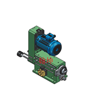 供应非标专用机床台湾翰坤hardy油压镗铣动力头SD09