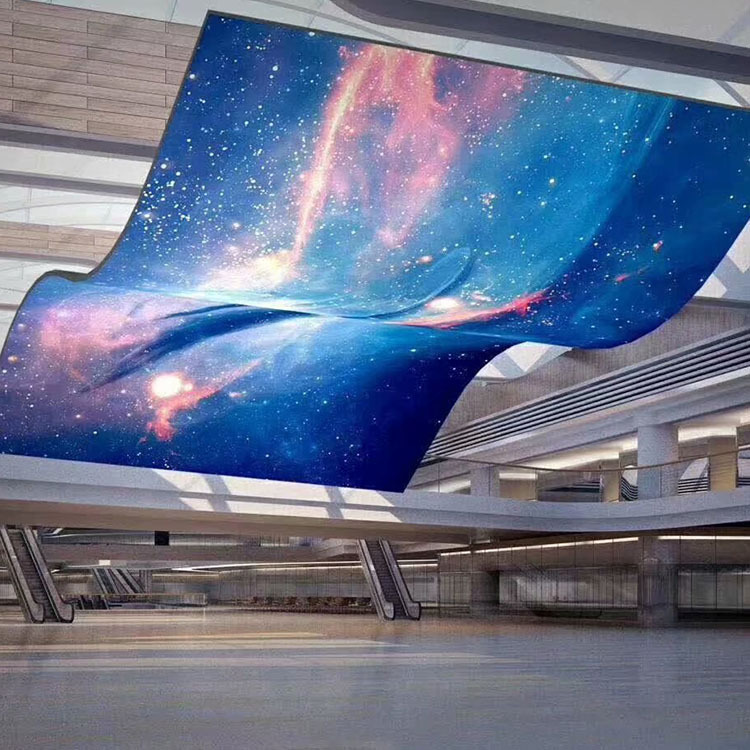 曲面led显示屏价格湛江led显示屏定制全彩弧形led电子屏厂家