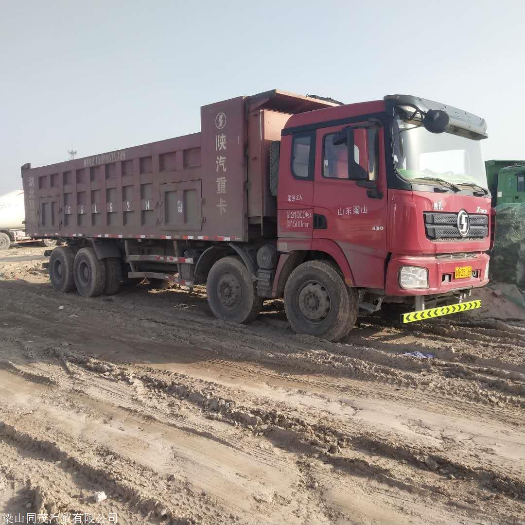 购销二手双桥土方自卸车 德龙前四后八工程车 前四后八翻斗货车