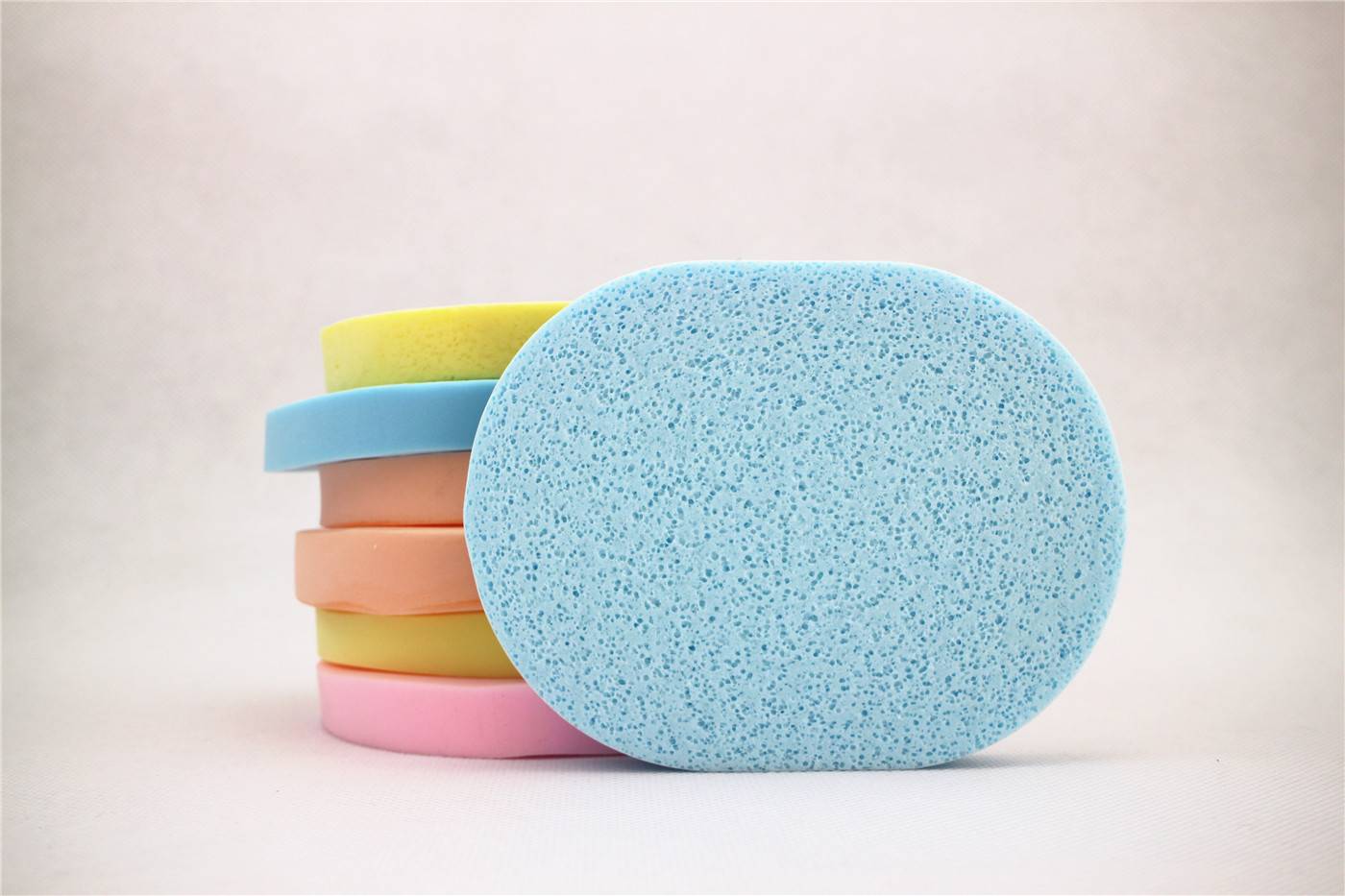 海藻洗脸扑厂家批发 超细腻面扑洁面神器 薄款7mm厚洗脸扑