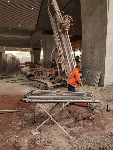 钢花管注浆 地基加固 深基坑支护