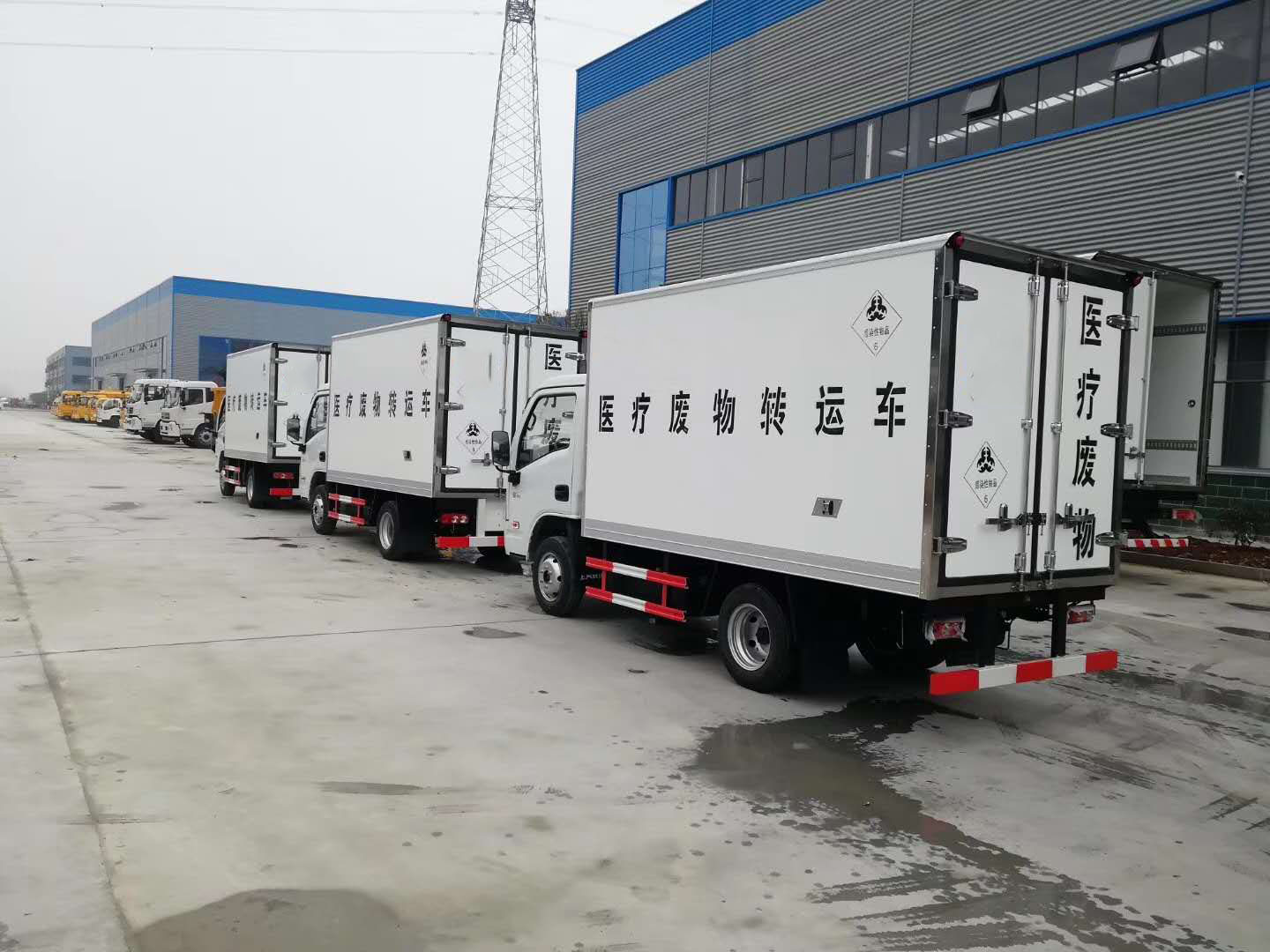 医疗废物转运推车跃进小型医疗废物转运车33米六类感染性物品厂家医废