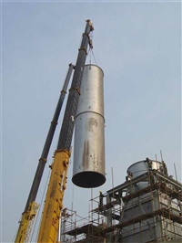 迪庆铁烟囱卷板安装