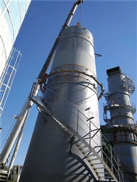 商洛铁烟囱吊装