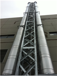 牡丹江铁烟囱吊装