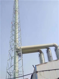 乐山卷板安装铁烟囱