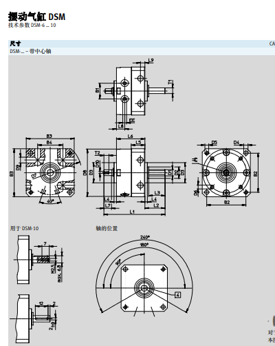 FESTO叶片式摆动驱动器细节描述
