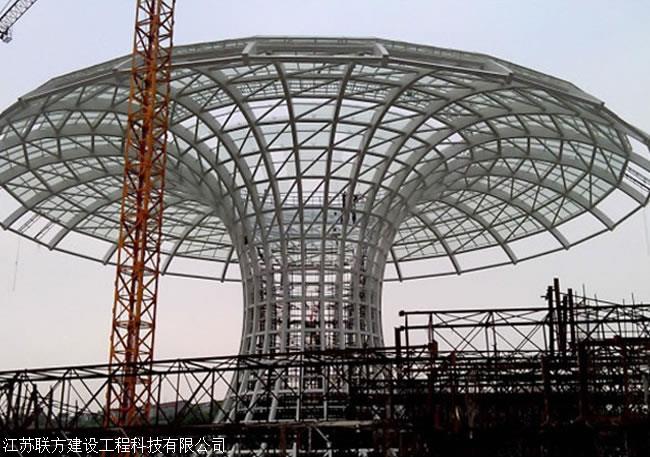 鹰潭市展览中心网架加工厂家 可设计施工安装网架 欢迎致电
